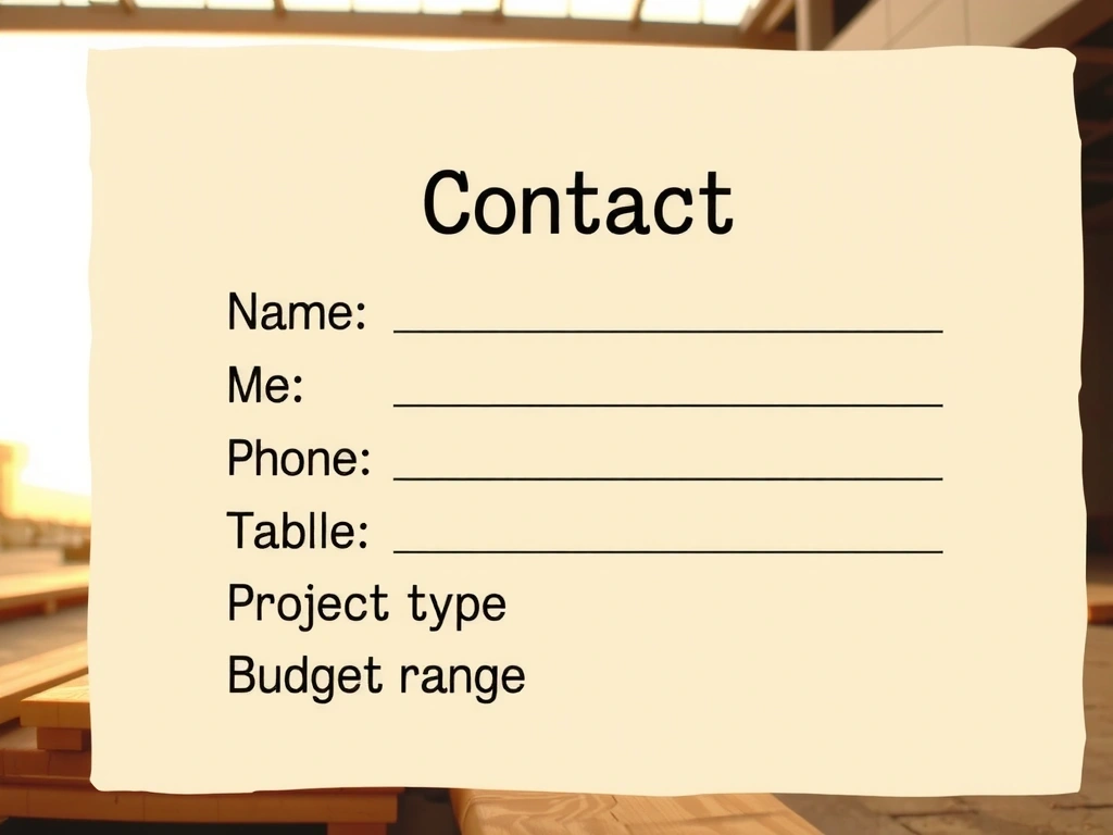 Structure du formulaire