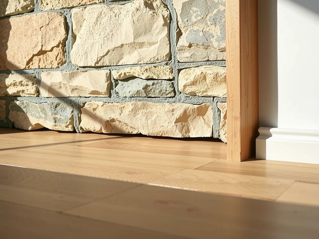 Assemblage pierre et bois