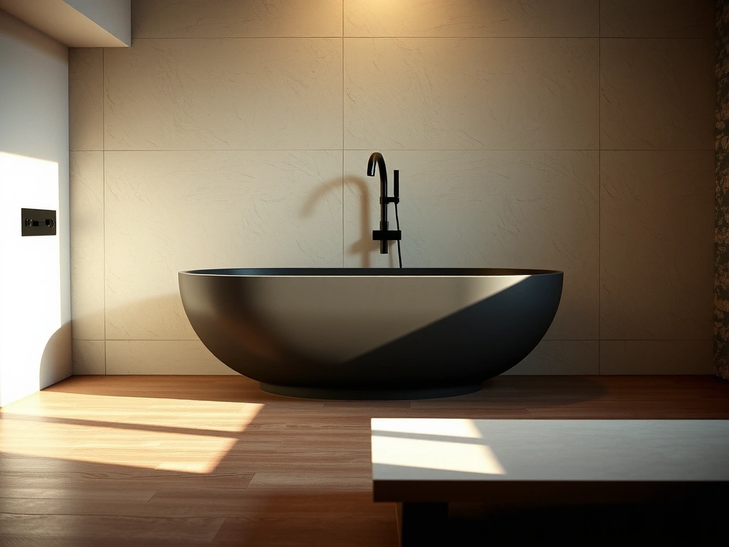 Détail de salle de bain rénovée